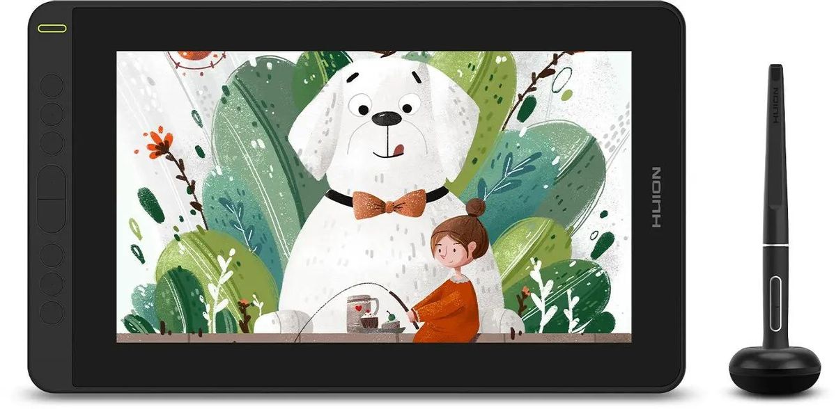 11.6" Графический планшет-монитор HUION Kamvas 12 1920x1080,  оранжевый [kamvas 12 orange]